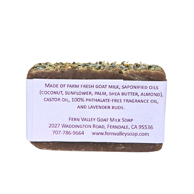 Fern Valley Soap Handmade Goat Milk Soap | Moisturizing Lavender and Black Amber Goat Milk Soap