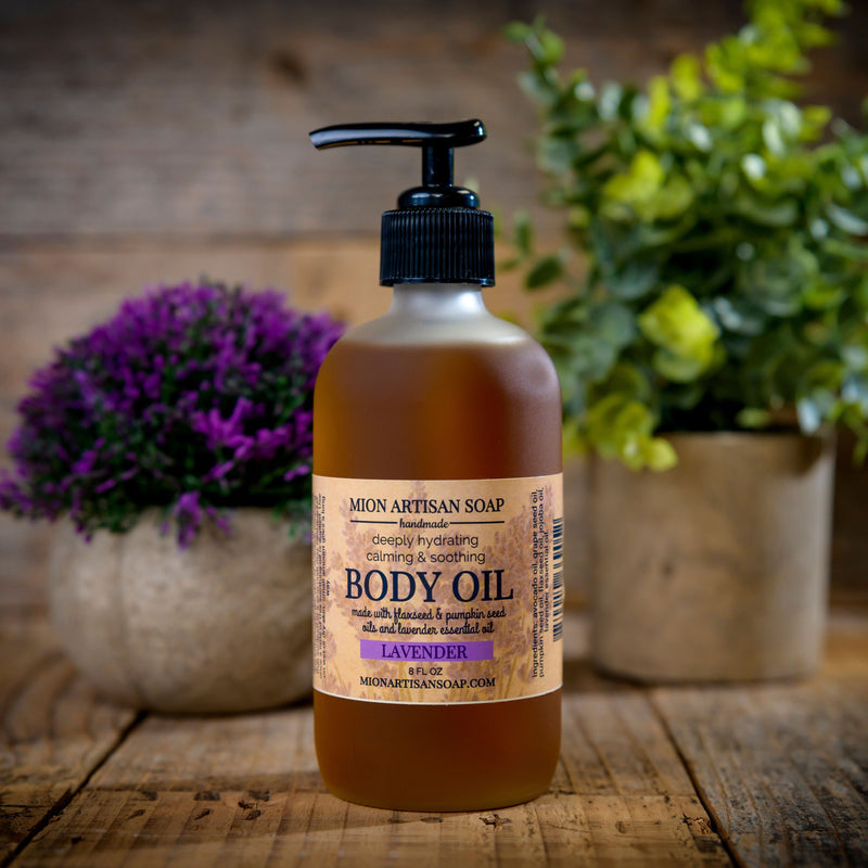 MION Artisan Soap Co. Lavender Body Oil | Packed With Antioxidants