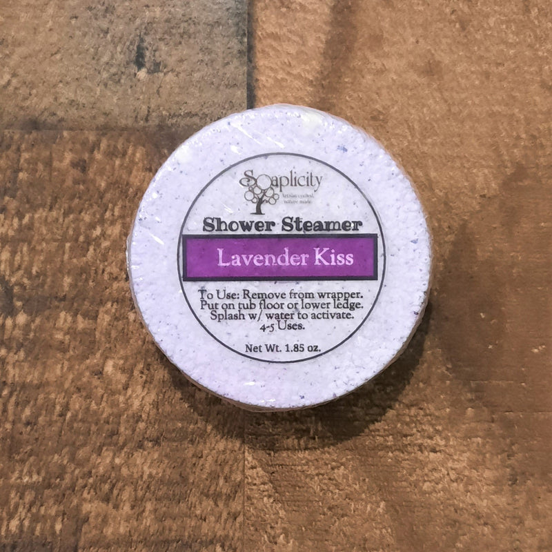 Soaplicity Lavender Kiss Shower Steamer Shower Steamers
