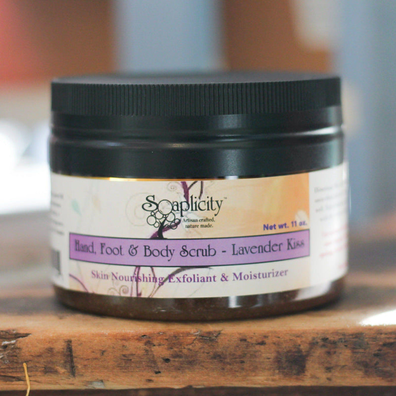 Soaplicity Lavender Kiss Hand, Foot & Body Sugar Scrub Body Scrub