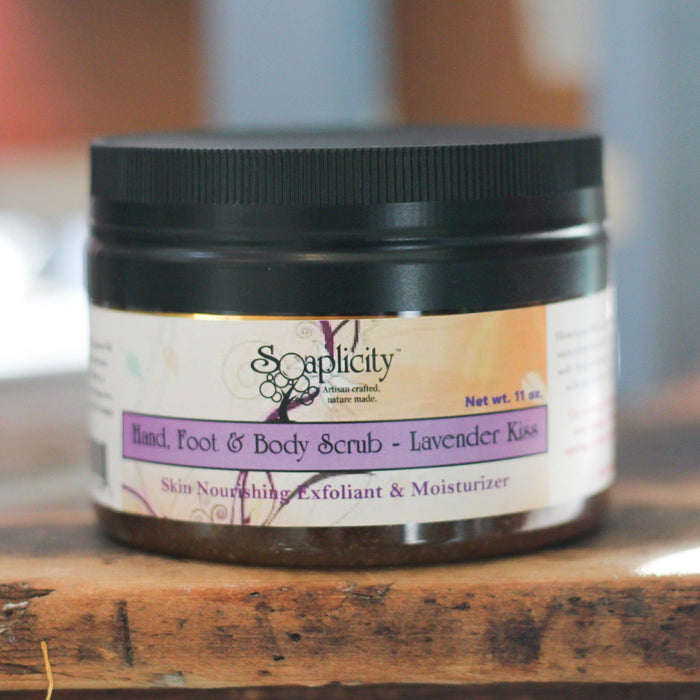 Soaplicity - Lavender Kiss Hand, Foot & Body Sugar Scrub