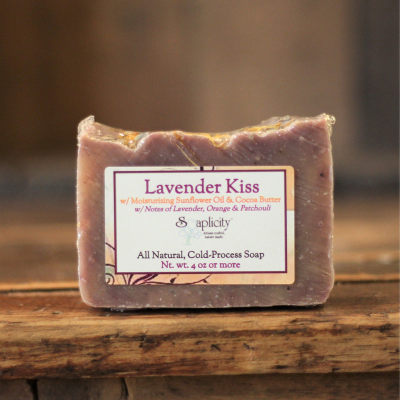 Soaplicity Lavender Kiss Soap Bar Soap Bar