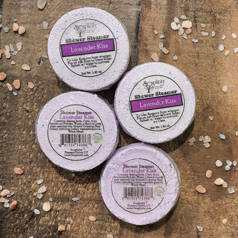 Soaplicity Lavender Kiss Shower Steamer Shower Steamers