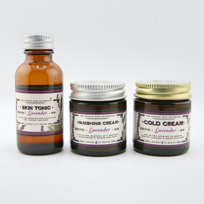 The Lovely Rose Apothecary Lavender Travel Beauty Set