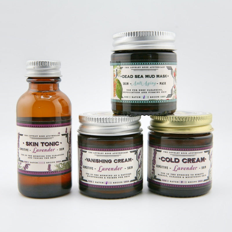 The Lovely Rose Apothecary Lavender Travel Beauty Set