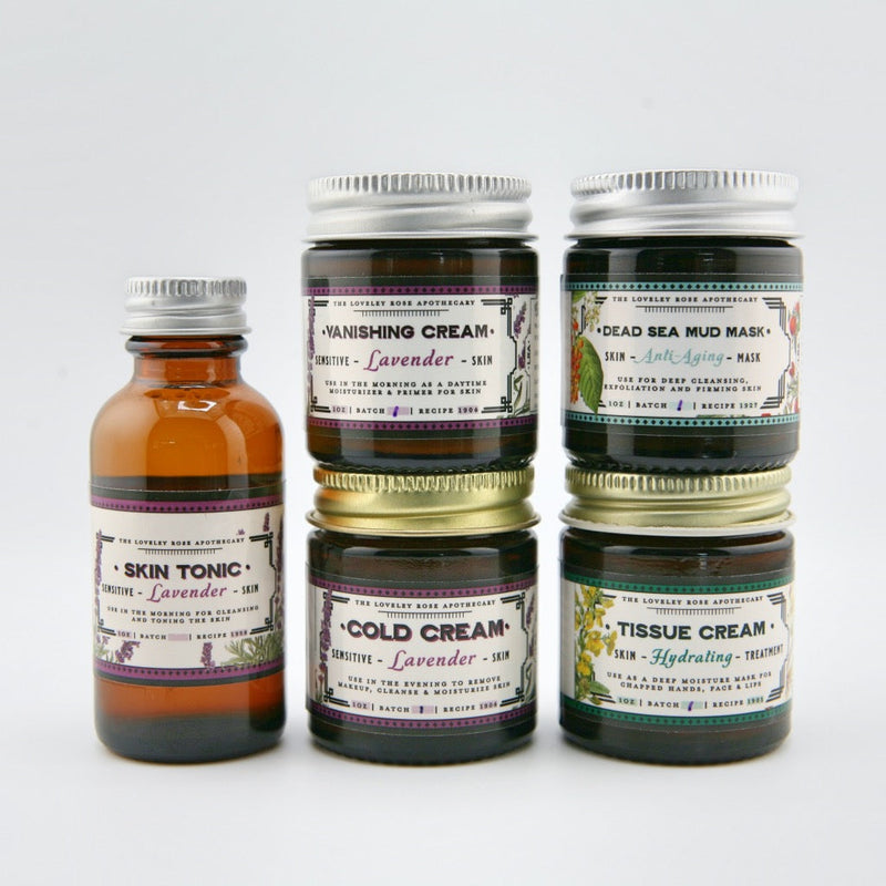 The Lovely Rose Apothecary Lavender Travel Beauty Set