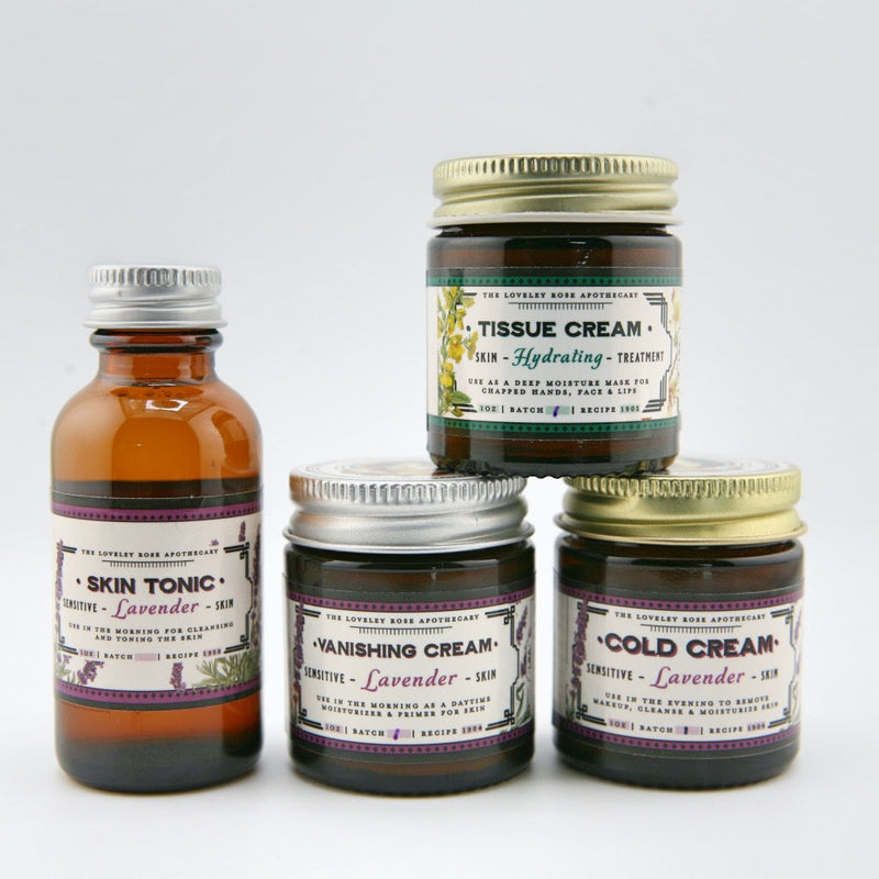 The Lovely Rose Apothecary Lavender Travel Beauty Set
