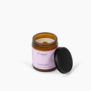 Fontana Candle Co Lavender Jar Candle Candles White Smoke 9 oz Straight Sided Jar