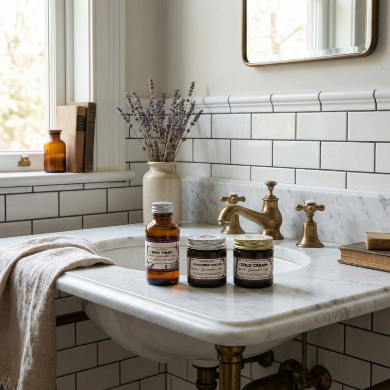 The Lovely Rose Apothecary Lavender Travel Beauty Set