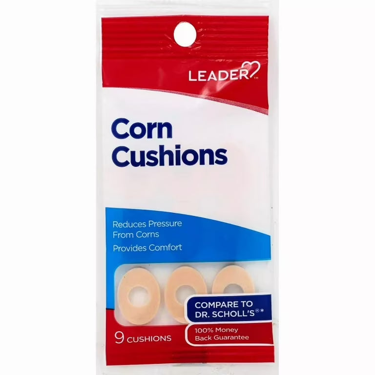 Leader Leader Corn Cushions - 18 Count Value Pack, Soft Foam Pads for Foot Pressure Relief Corn & Callus Care Supplies