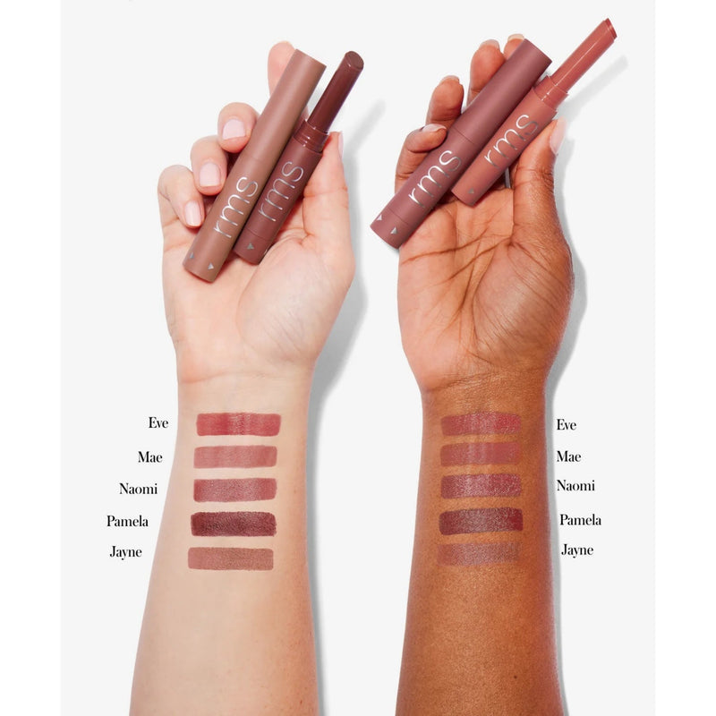 Nava Beauty RMS Beauty Legendary Serum Lipstick: The Nudes White Smoke Jayne,Mae,Eve,Naomi,Pamela