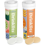 Drinklits Lemon-Lime & Orange Electrolyte Tablets (2) Tube Bundle Hydration Electrolyte Tablets