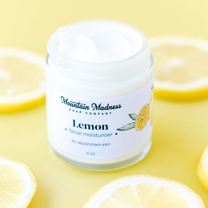 Mountain Madness Soap Co - Lemon Facial Moisturizer - 4oz