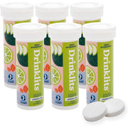 Drinklits Lemon Lime Best Electrolyte Sports Drink Tablets (6) Tube Bundle Hydration Electrolyte Tablets