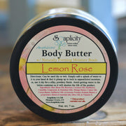 Soaplicity Lemon Rose Body Butter Body Butter