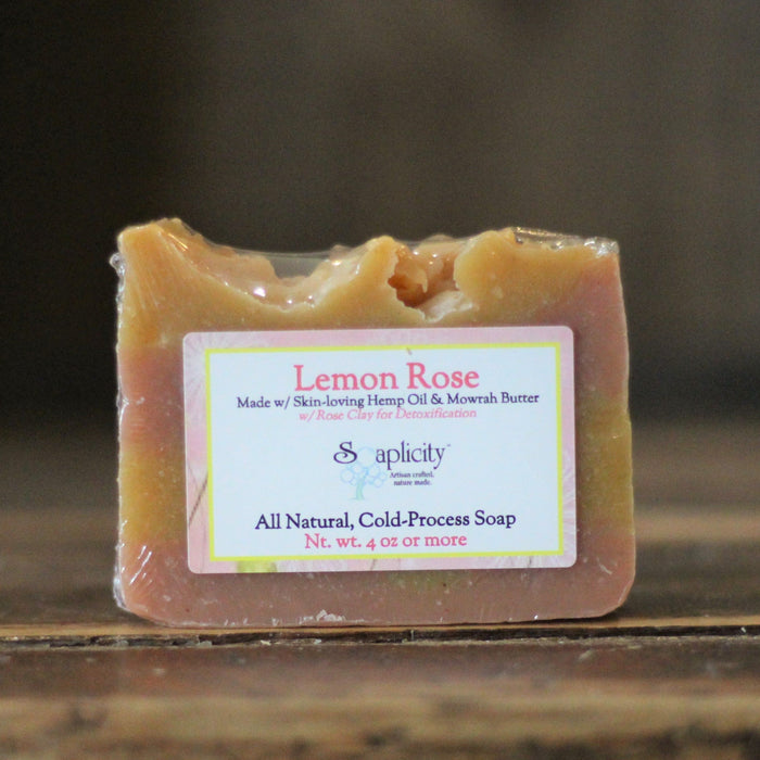 Soaplicity - Lemon Rose Soap Bar