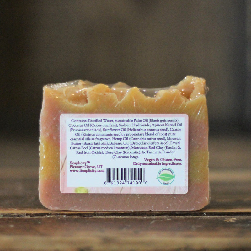 Soaplicity Lemon Rose Soap Bar Soap Bar