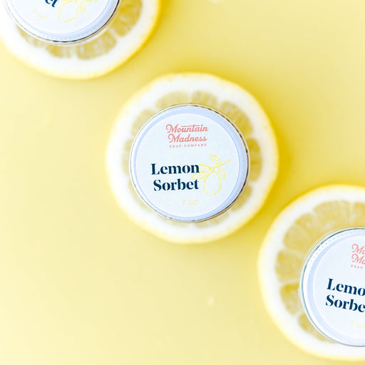 Mountain Madness Soap Co - Lemon Sorbet Sugar Lip Scrub - 1oz