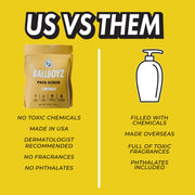 BALLBOYZ Lemonade Face Scrub (Light Acne)