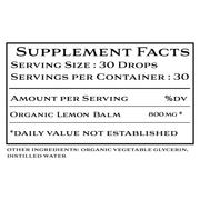 Khroma Herbal Products Organic Lemon Balm