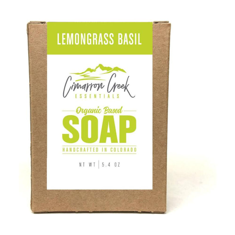 Cimarron Creek Essentials Lemongrass Basil Organic Bar Soap 5.4oz Bath & Body