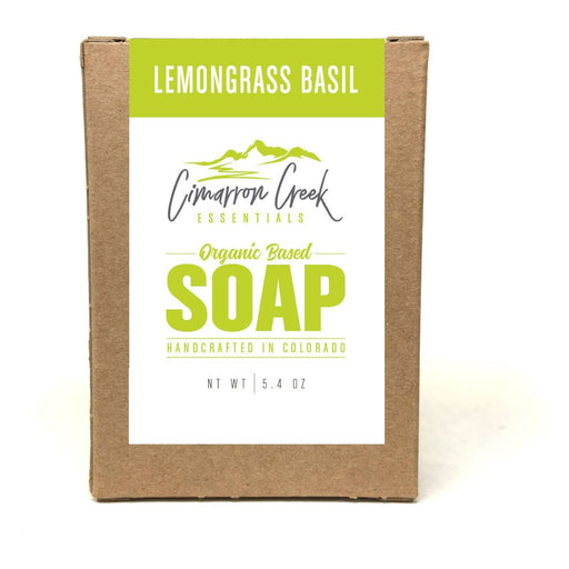 Lemongrass Basil Organic Bar Soap 5.4oz