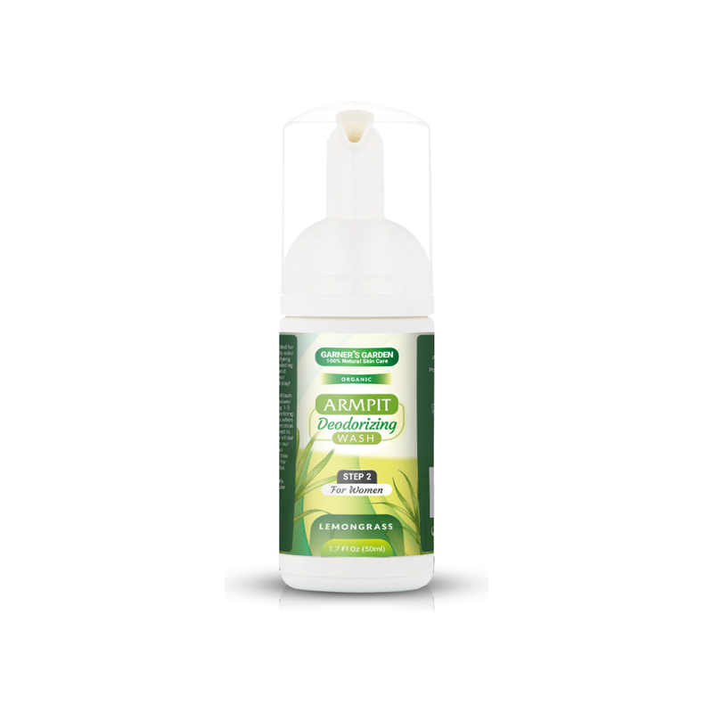 Garner's Garden Armpit Deodorizing Foaming Wash | Organic | Oxygenated Armpit Wash