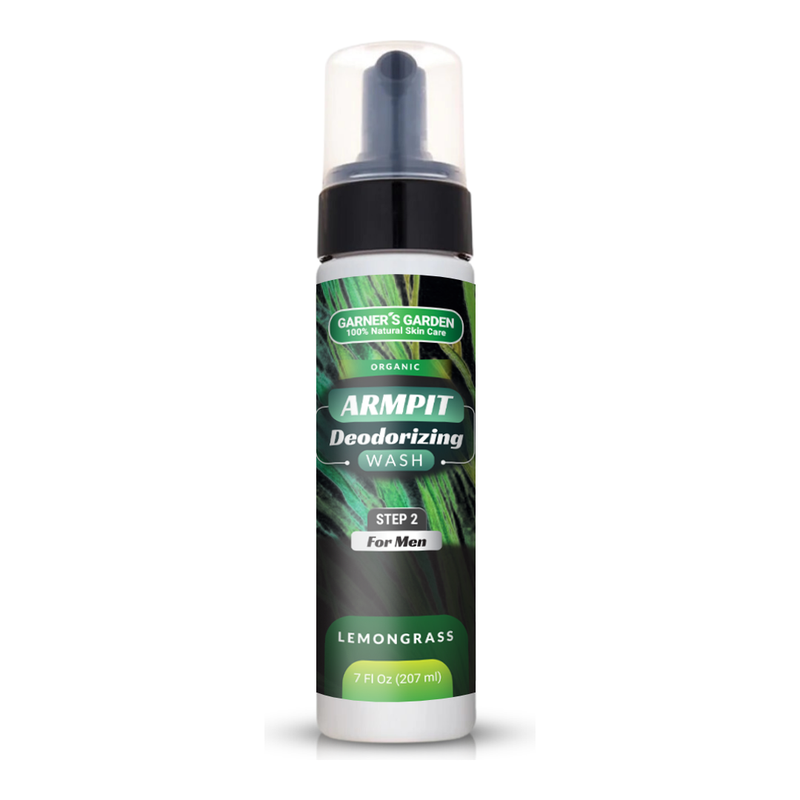 Garner's Garden Armpit Deodorizing Foaming Wash | Organic | Oxygenated Armpit Wash