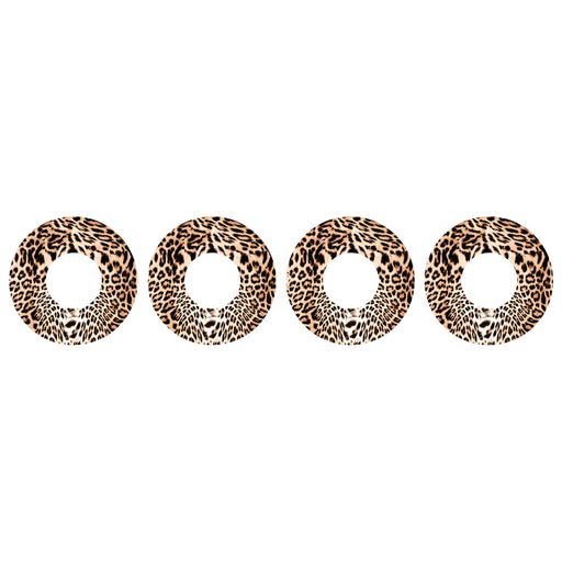 Peelz Leopard Print Patch  Tape Designed for the FreeStyle Libre 2 Patch Medical Tape