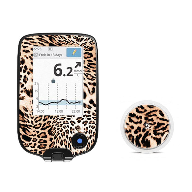 Peelz Leopard Print for Freestyle Libre 2 Peelz/Stickers