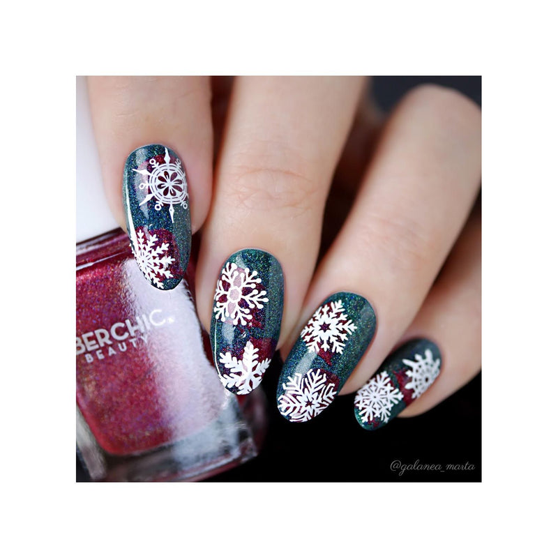UberChic Beauty Let It Snow Stamping Plate