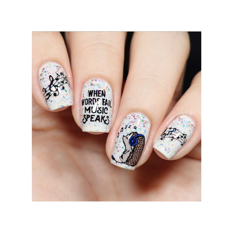 UberChic Beauty Let's Rock Stamping Plate