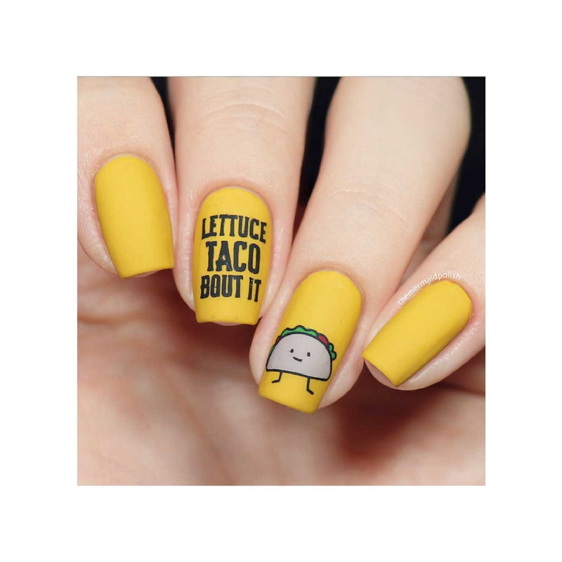 UberChic Beauty Let's Taco Bout It Stamping Plate