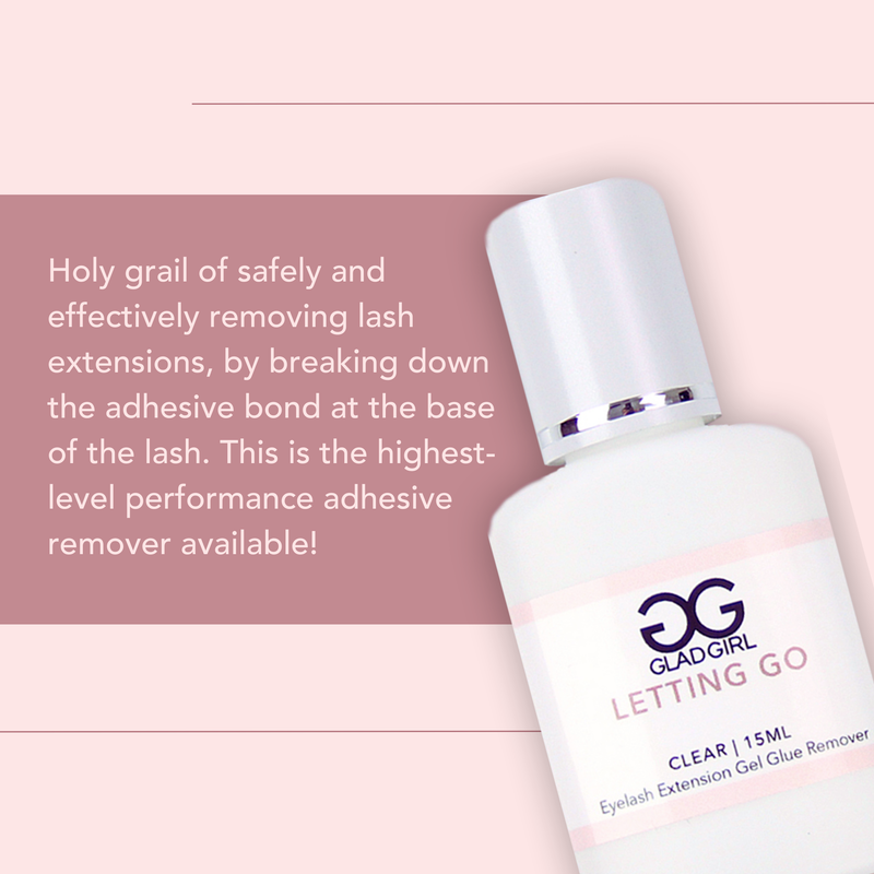 GladGirl Letting Go - Eyelash Extension GBL Free Gel Glue Remover Glue & Remover