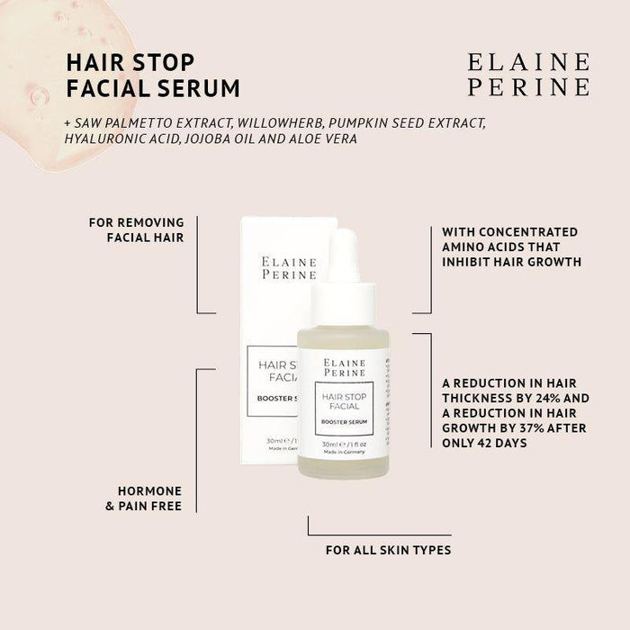 Elaine Perine® - Hair Stop Growth  Face Serum 1 Oz