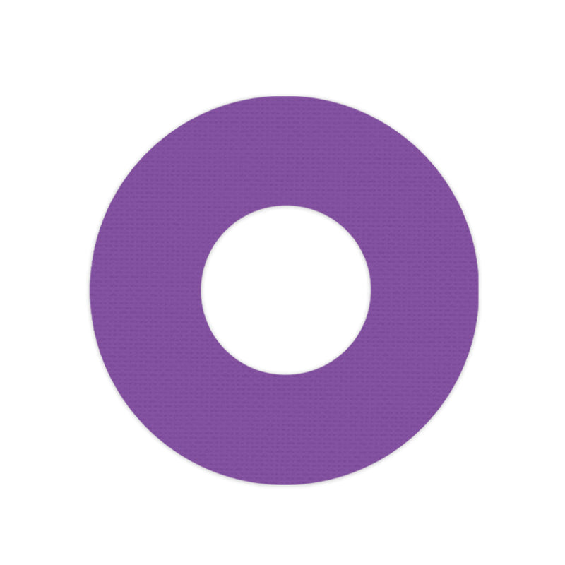 Peelz Solid Color Purple Freestyle Libre 2 Patch Tape - Pump Peelz Patch Medical Tape