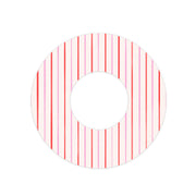 Peelz Peppermint Stripes Freestyle Libre 2 Patch Tape - Pump Peelz Patch Medical Tape