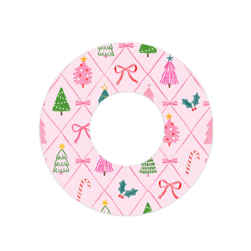 Peelz Coquette Christmas Freestyle Libre 2 Patch Tape - Pump Peelz Patch Medical Tape