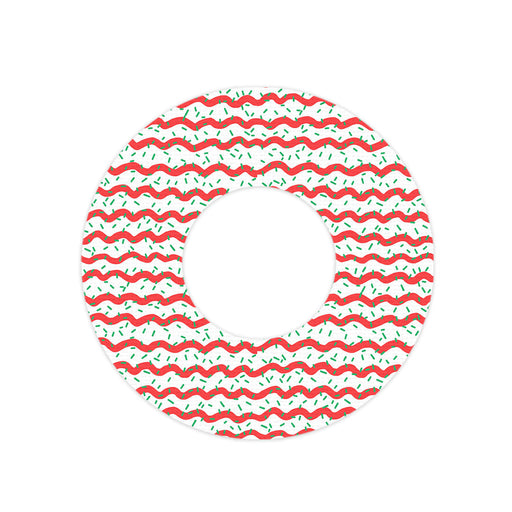 Peelz Christmas Icing Freestyle Libre 2 Patch Tape - Pump Peelz Patch Medical Tape