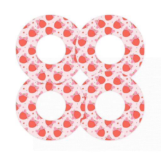 Peelz Strawberry Kisses Freestyle Libre 2 Patch Tape - Pump Peelz Patch Medical Tape