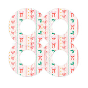 Peelz Holly Jolly Ribbon Freestyle Libre 2 Patch Tape - Pump Peelz Patch Medical Tape