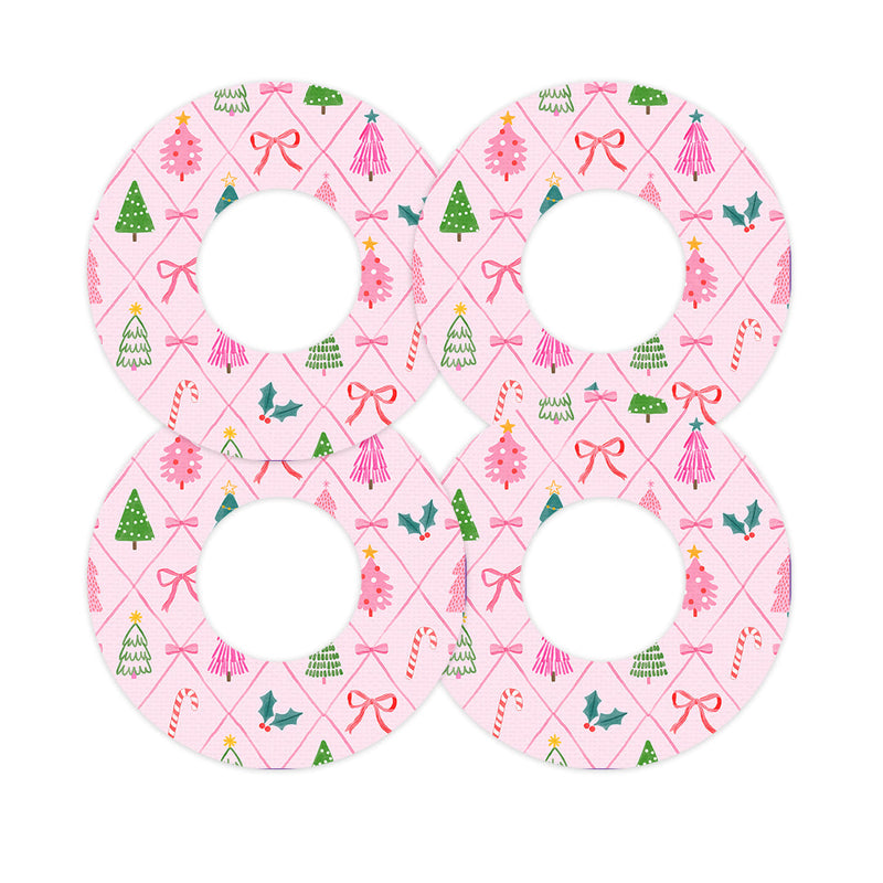 Peelz Coquette Christmas Freestyle Libre 2 Patch Tape - Pump Peelz Patch Medical Tape