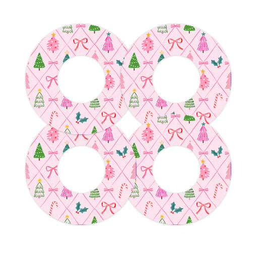 Peelz Coquette Christmas Freestyle Libre 2 Patch Tape - Pump Peelz Patch Medical Tape