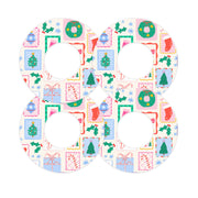 Peelz Holiday Greetings Freestyle Libre 2 Patch Tape - Pump Peelz Patch Medical Tape