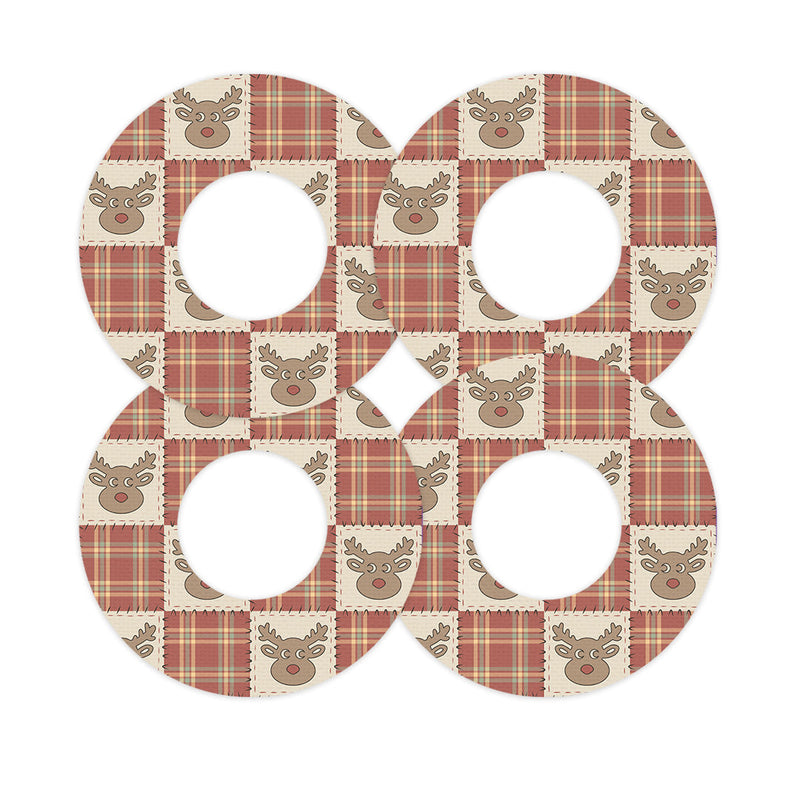 Peelz Rustic Reindeer Freestyle Libre 2 Patch Tape - Pump Peelz Patch Medical Tape
