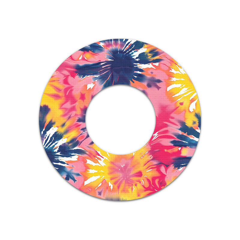 Peelz Summer Tie Dye Freestyle Libre 2 Patch Tape - Pump Peelz Patch Medical Tape