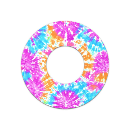 Peelz Neon Tie Dye Freestyle Libre 2 Patch Tape - Pump Peelz Patch Medical Tape
