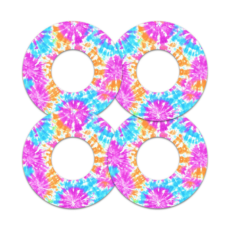 Peelz Neon Tie Dye Freestyle Libre 2 Patch Tape - Pump Peelz Patch Medical Tape