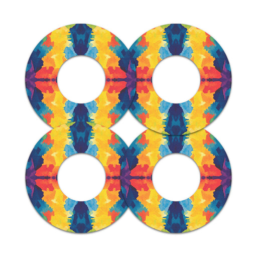 Peelz Bright Tie Dye Freestyle Libre 2 Patch Tape - Pump Peelz Patch Medical Tape