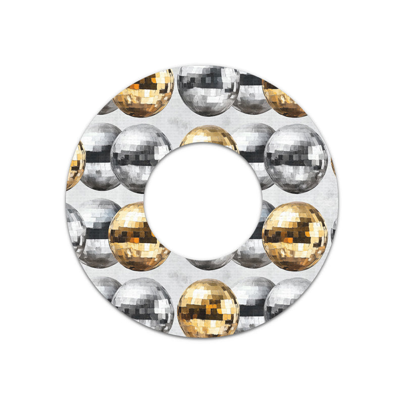 Peelz Disco Balls Freestyle Libre 2 Patch Tape - Pump Peelz Patch Medical Tape